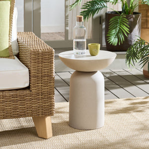 Dylan Minimalist Side Table For Small Spaces — Durable Polyfiber Build, Sleek Modern Accent, Versatile Use