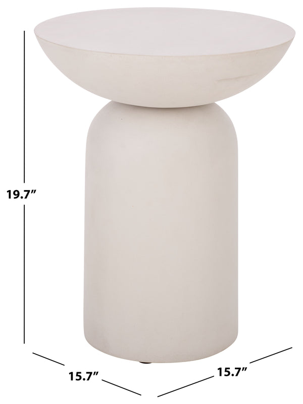 Dylan Minimalist Side Table For Small Spaces — Durable Polyfiber Build, Sleek Modern Accent, Versatile Use