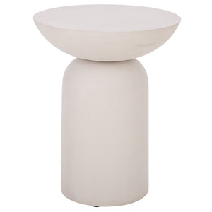 Dylan Minimalist Side Table For Small Spaces — Durable Polyfiber Build, Sleek Modern Accent, Versatile Use