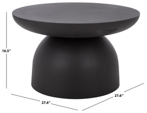 Dylan Modern Coffee Table With Matte Finish — Compact 27.6" Square Polyfiber Top, Durable Everyday Use