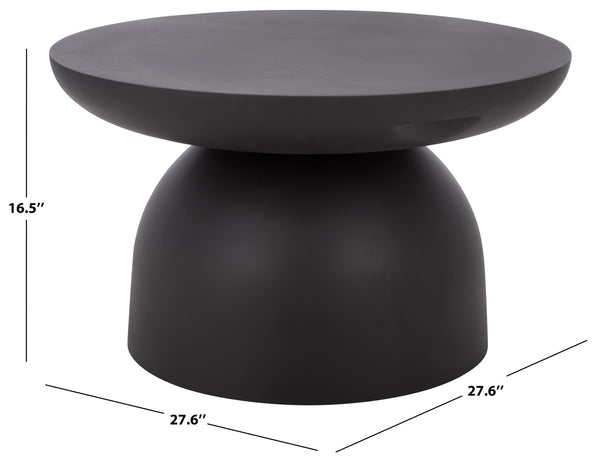 Dylan Modern Coffee Table With Matte Finish — Compact 27.6" Square Polyfiber Top, Durable Everyday Use
