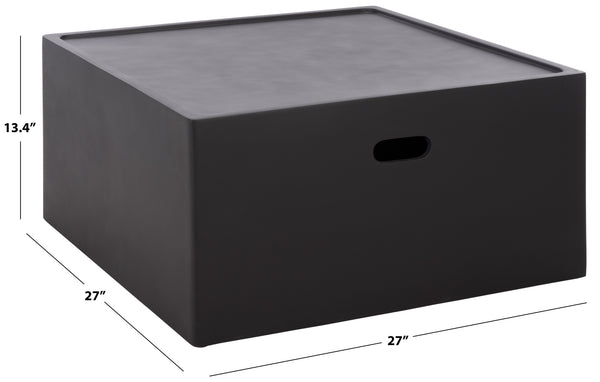 Georgia Square Coffee Table — Modern Minimalist Polyfiber Design With Clean Lines And Durable Finish