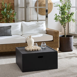 Georgia Square Coffee Table — Modern Minimalist Polyfiber Design With Clean Lines And Durable Finish