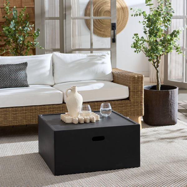 Georgia Square Coffee Table — Modern Minimalist Polyfiber Design With Clean Lines And Durable Finish