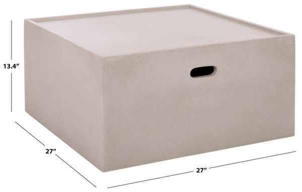 Georgia Square Coffee Table — Modern Minimalist Polyfiber Design With Clean Lines And Durable Finish