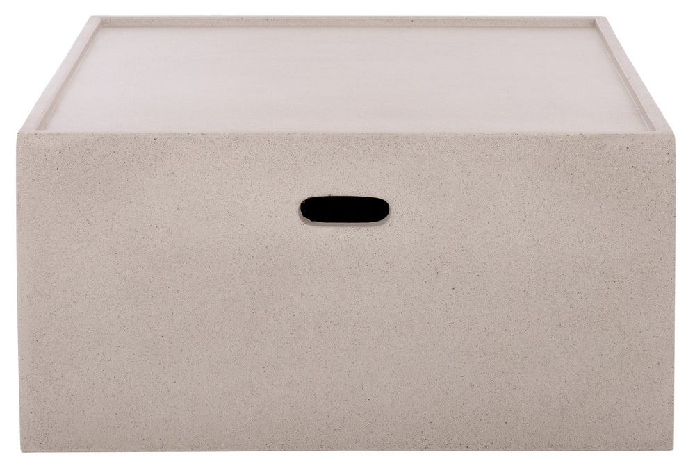 Georgia Square Coffee Table — Modern Minimalist Polyfiber Design With Clean Lines And Durable Finish