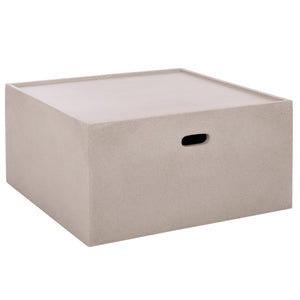 Georgia Square Coffee Table — Modern Minimalist Polyfiber Design With Clean Lines And Durable Finish