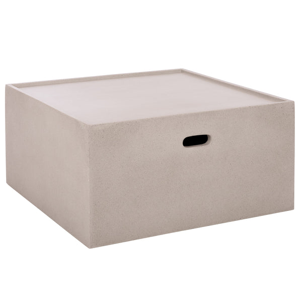Georgia Square Coffee Table — Modern Minimalist Polyfiber Design With Clean Lines And Durable Finish
