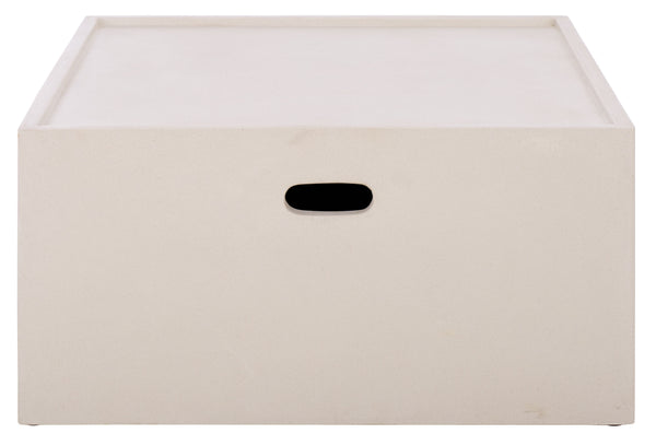 Georgia Square Coffee Table — Modern Minimalist Polyfiber Design With Clean Lines And Durable Finish