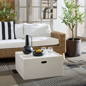 Georgia Square Coffee Table — Modern Minimalist Polyfiber Design With Clean Lines And Durable Finish