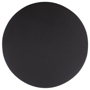 Georgia Round Coffee Table Low-Profile 31.5" Durable Polyfiber Modern Centerpiece For Living Rooms