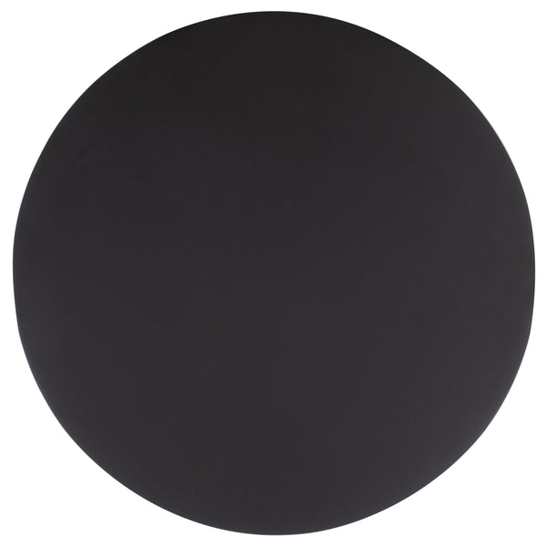 Georgia Round Coffee Table Low-Profile 31.5" Durable Polyfiber Modern Centerpiece For Living Rooms
