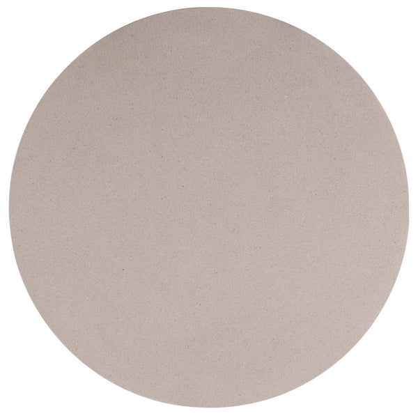 Georgia Round Coffee Table Low-Profile 31.5" Durable Polyfiber Modern Centerpiece For Living Rooms