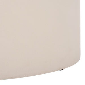 Georgia Round Coffee Table Low-Profile 31.5" Durable Polyfiber Modern Centerpiece For Living Rooms