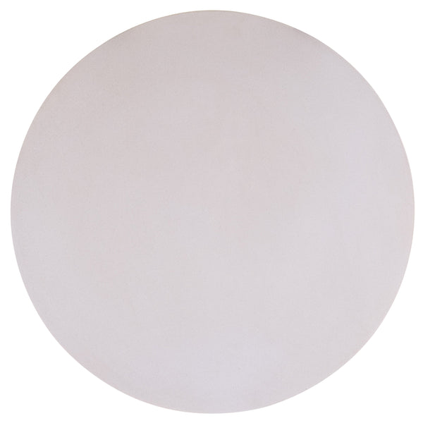 Georgia Round Coffee Table Low-Profile 31.5" Durable Polyfiber Modern Centerpiece For Living Rooms