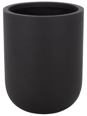 Ethan Sleek Tall Fiberstone Planter With Matte Finish, Weather-Resistant Tapered Pot For Year-Round Use