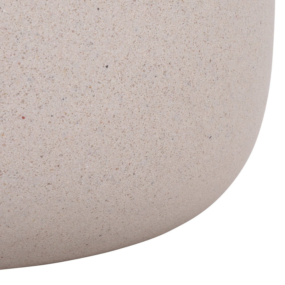 Ethan Sleek Tall Fiberstone Planter With Matte Finish, Weather-Resistant Tapered Pot For Year-Round Use