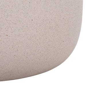 Ethan Sleek Tall Fiberstone Planter With Matte Finish, Weather-Resistant Tapered Pot For Year-Round Use