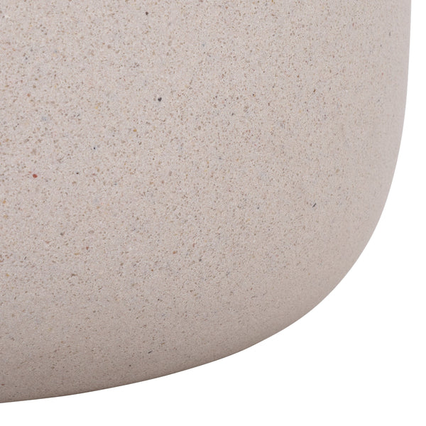 Ethan Sleek Tall Fiberstone Planter With Matte Finish, Weather-Resistant Tapered Pot For Year-Round Use
