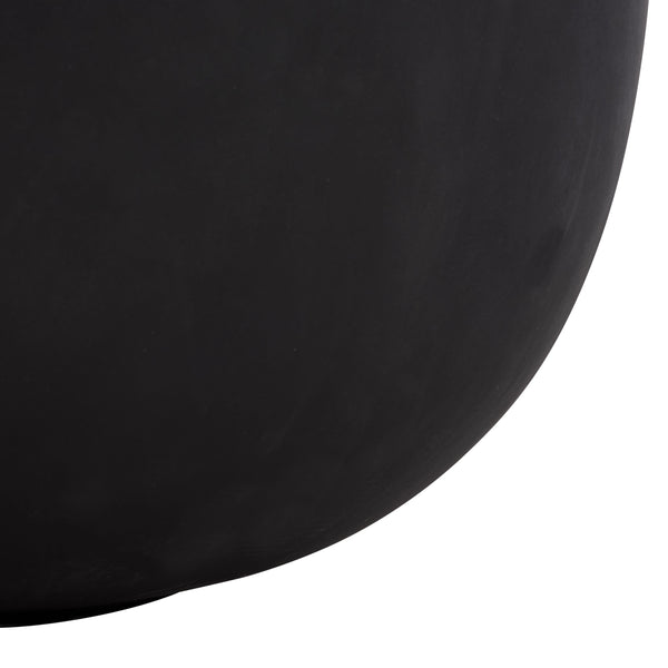 Ethan Low Wide Planter Pot - Sleek Fiberstone Construction, Weather-Resistant Modern Planter For Patios
