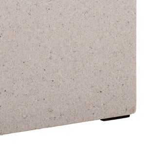 Marcy Low Wide Planter - Contemporary Fiberstone Planter With Matte Finish, Weather-Resistant Elegance