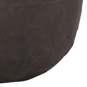 Cana Large Planter Pot Cement With Bamboo-Textured Finish For Indoor & Outdoor Plants, Modern Durable