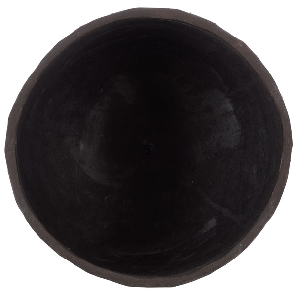 Cana Large Planter Pot Cement With Bamboo-Textured Finish For Indoor & Outdoor Plants, Modern Durable