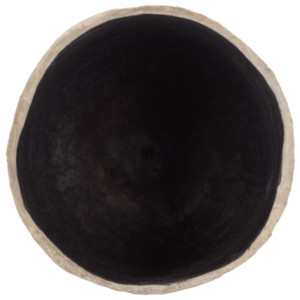 Cana Large Planter Pot Cement With Bamboo-Textured Finish For Indoor & Outdoor Plants, Modern Durable