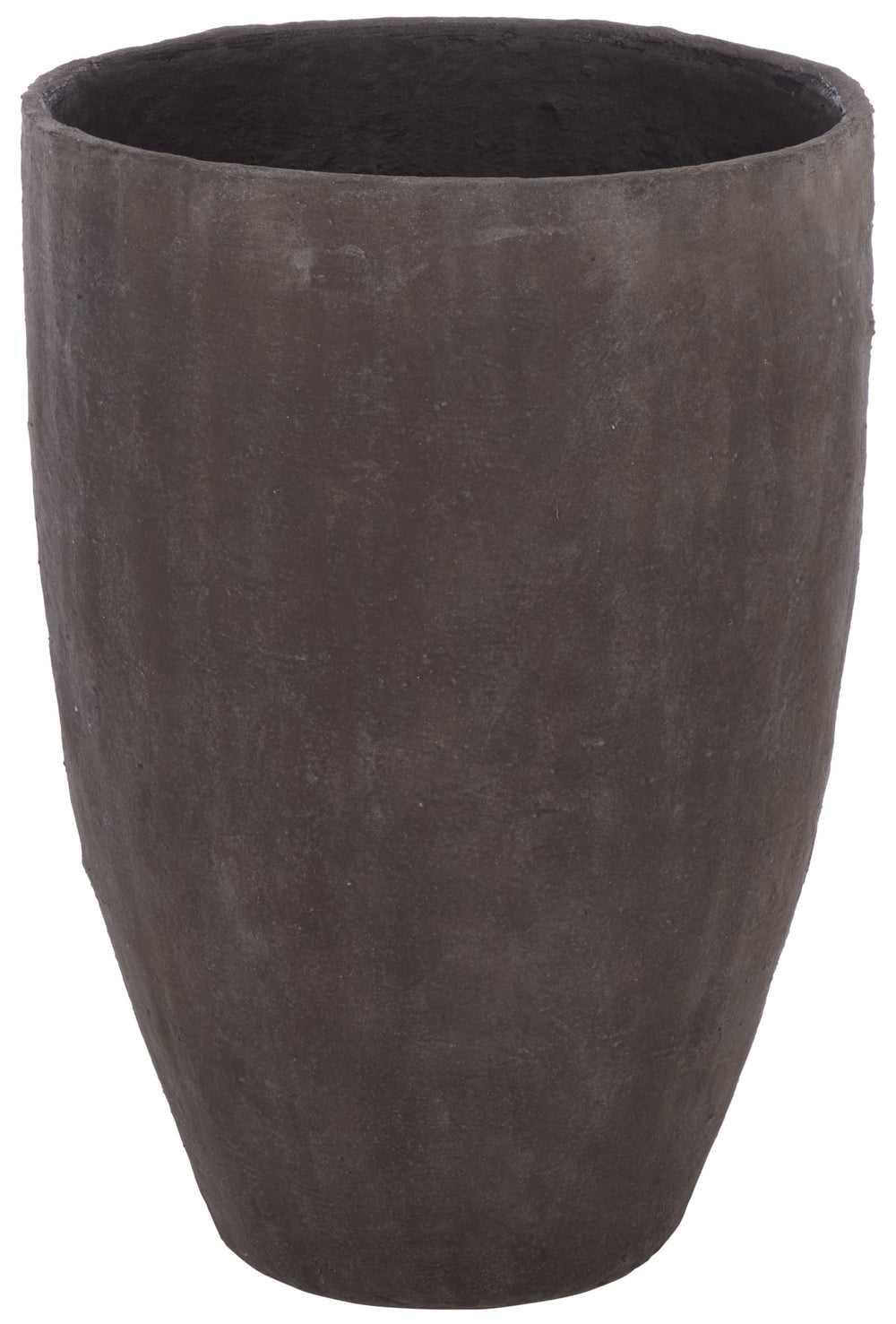 Cana Pedestal Planter Pot — Rustic Cement Bamboo-Texture Stand For Elevated Displays, Durable Outdoor DéCor