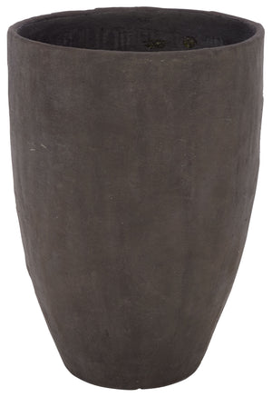 Cana Large Pedestal Planter Pot – Handcrafted Cement-Bamboo Blend, Elevated Garden Statement Piece
