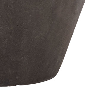 Cana Large Pedestal Planter Pot – Handcrafted Cement-Bamboo Blend, Elevated Garden Statement Piece