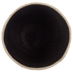Cana Large Pedestal Planter Pot – Handcrafted Cement-Bamboo Blend, Elevated Garden Statement Piece
