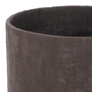 Cana Square Planter Pot With Cement-Bamboo Composite — Weather-Resistant Modern Geometric Vessel For Gardens