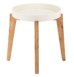 Safavieh Menria Side Table Natural/Beige PAT1500B