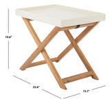 Safavieh Terance Side Table Natural/Beige PAT1505B