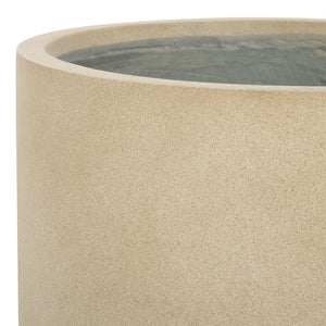 Safavieh ALIA Planter - Stylish Sandy Beige Accent for Indoor & Outdoor Decor, Durable Ficonstone Design Beige PAT1516B