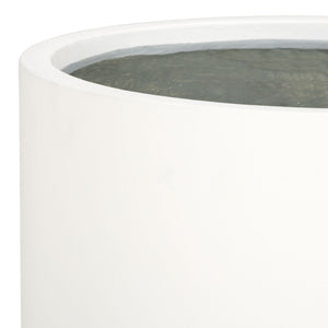 Safavieh ALIA Planter - Stylish Sandy Beige Accent for Indoor & Outdoor Decor, Durable Ficonstone Design White PAT1516C
