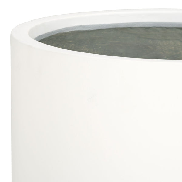 Safavieh ALIA Planter - Stylish Sandy Beige Accent for Indoor & Outdoor Decor, Durable Ficonstone Design White PAT1516C