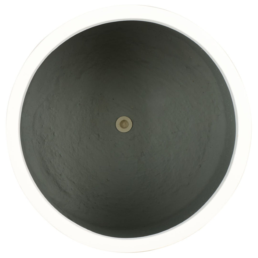 Safavieh ALIA Planter - Stylish Sandy Beige Accent for Indoor & Outdoor Decor, Durable Ficonstone Design White PAT1516C