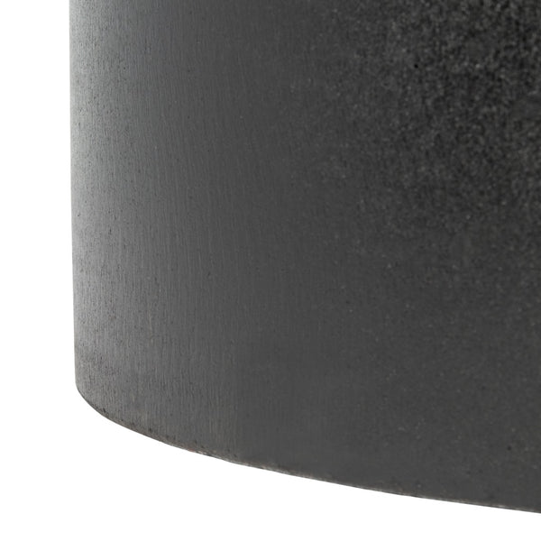 Safavieh ALIA Planter in Black Stone - Modern Minimalist Vessel for Indoor/Outdoor Plant Display and Decor PAT1517A