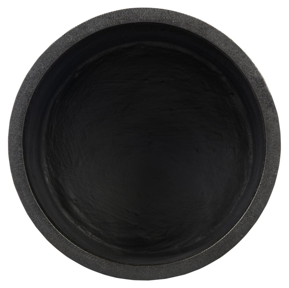 Safavieh ALIA Planter in Black Stone - Modern Minimalist Vessel for Indoor/Outdoor Plant Display and Decor PAT1517A