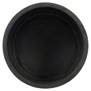 Safavieh ALIA Planter in Black Stone - Modern Minimalist Vessel for Indoor/Outdoor Plant Display and Decor PAT1517A