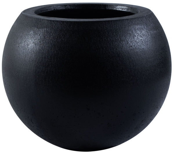 Safavieh KENSLIA PLANTER - Timeless Ceramic Design for Outdoor Spaces, Perfect for Vibrant Blooms and Foliage Black PAT1518A