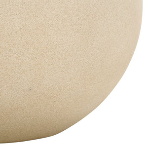 Safavieh Gerand Planter - Sandy Beige Orb Design Inspired By Ancient Ceramic Artistry For Vibrant Blooms Beige Concrete Ficonstone Pat1518b