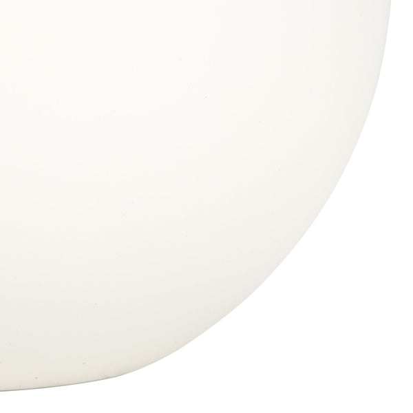 Safavieh Gerand Planter - Elegant White Orb Design To Showcase Vibrant Summer Blooms In Your Garden Space White Concrete Ficonstone Pat1518c