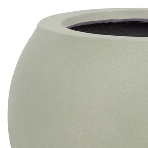 Kenslia Planter Pot — Ceramic-Inspired Orb Planter In Soft Stone Finish, Durable Ficonstone Design