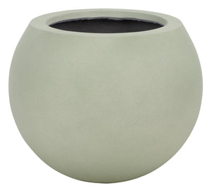 Kenslia Planter Pot — Ceramic-Inspired Orb Planter In Soft Stone Finish, Durable Ficonstone Design
