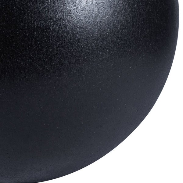 Safavieh KENSLIA Planter - Handcrafted Orb-Shaped Concrete Ficonstone for Vibrant Flowers & Lush Foliage Black PAT1519A