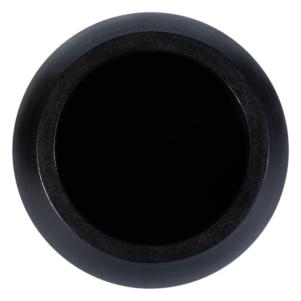 Safavieh KENSLIA Planter - Handcrafted Orb-Shaped Concrete Ficonstone for Vibrant Flowers & Lush Foliage Black PAT1519A