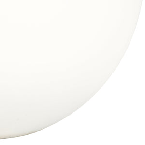 Safavieh Kenslia Planter – Elegant White Ceramic Orb For Stunning Summer Blooms In Your Outdoor Space White Concrete Ficonstone Pat1519c